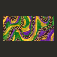 Mardi Gras Colors With Leopard Heavy Core Tee | Teevron