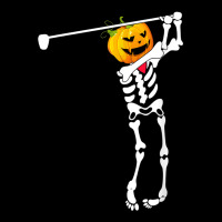 Golf Skeleton Pumpkin Halloween Shirt Heavy Core Tee | Teevron