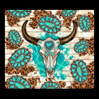 Gemstone Bull Skull Leopard Ladies Tee | Teevron
