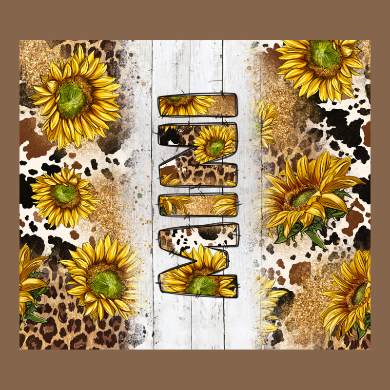 Western Mother's Day Mini With Cowhide And Sunflowers Tumbler Tbs Premium Tee by TumblerDesignByShophia | Teevron
