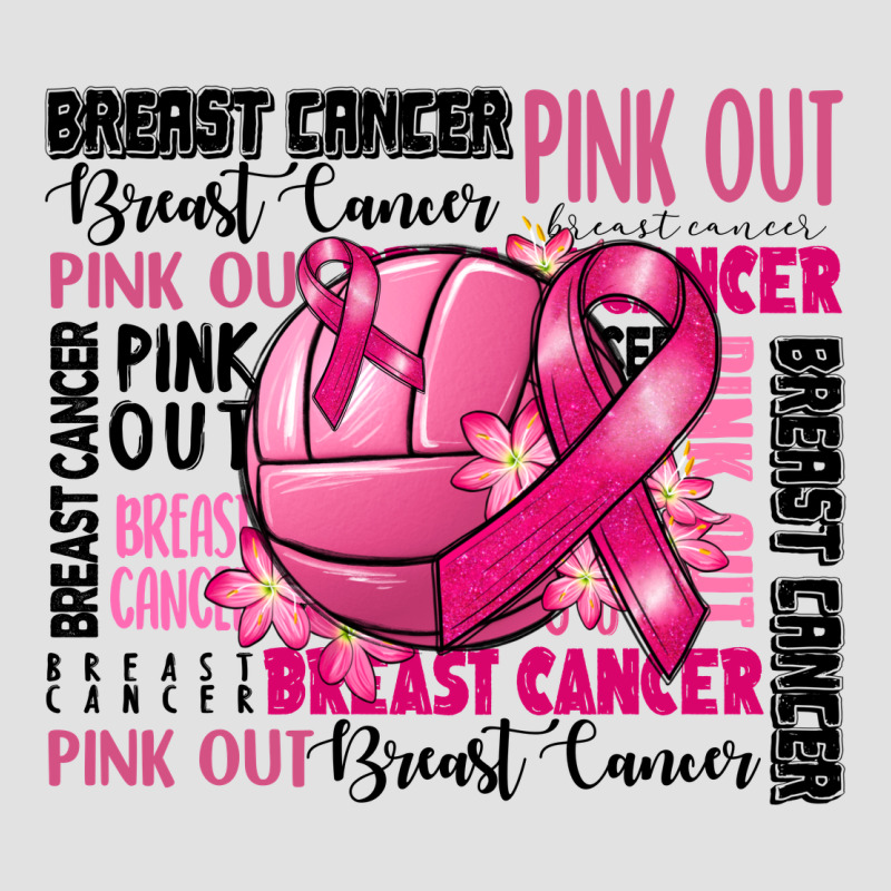 Volleyball Pink Out Breast Cancer Premium Hoodie by RanaPortraitStore | Teevron