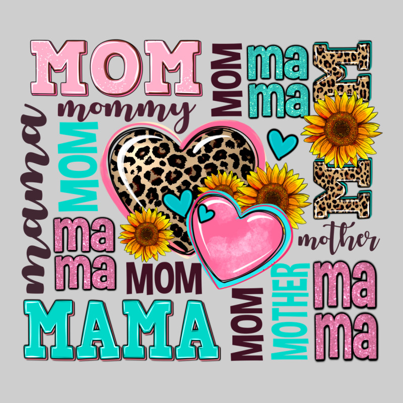 Mom Mama Mommy With Hearts Premium Sweatshirt by AdoDesignShop | Teevron