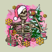 Pink Coffee Gifts Christmas Skeleton Coffee Heavyweight Hoodie | Teevron