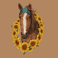 Brown Horse With Gemstone And Sunflowers Long Sleeve Tee | Teevron