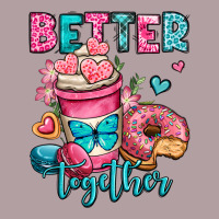 Better Together Donut And Coffee Valentines Day Vintage Hoodie | Teevron