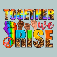 Lgbtq+ Together We Rise Heavy Core Tee | Teevron