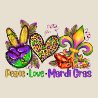 Peace Love Mardi Gras Olivia Urban Heavy Tee | Teevron