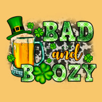 St. Patrick's Bad And Boozy Vintage Hoodie | Teevron