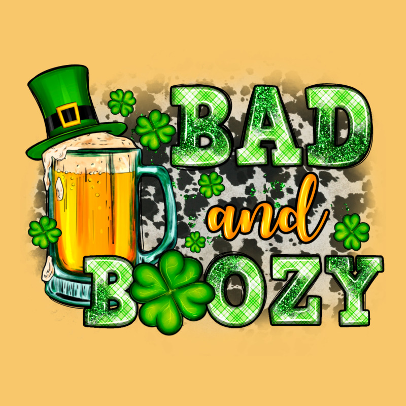 St. Patrick's Bad And Boozy Vintage Hoodie by OliviaCreatesArt | Teevron