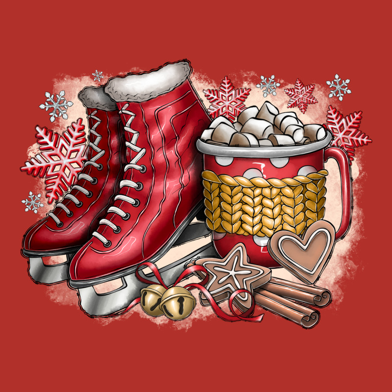 Christmas Ice Skating Premium Hoodie by CowhideDigitalArt | Teevron