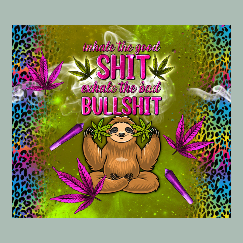 Inhale The Good Shit Exhale The Bad Bullshit Classic Tee by TumblerDesignByShophia | Teevron