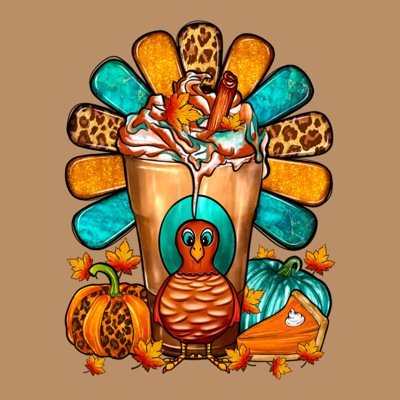 Thanksgiving Cold Drink Frappe Vintage Hoodie by FaDigitalArtStudio | Teevron