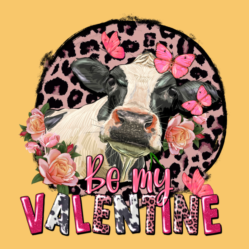 Be My Valentine Holstein Cow Valentine's Day Vintage Hoodie by FaDigitalArtStudio | Teevron