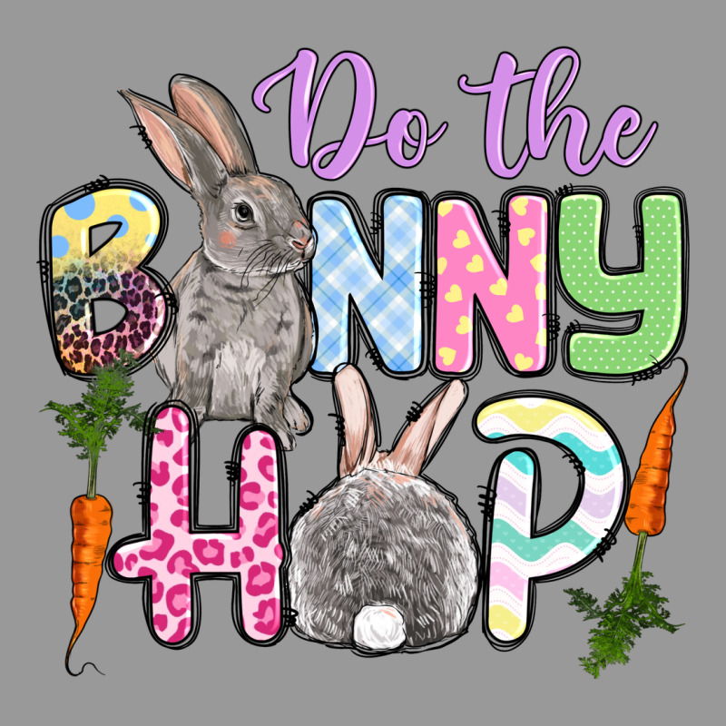 Do The Bunny Hop Easter Vintage Hoodie by OliviaCreatesArt | Teevron