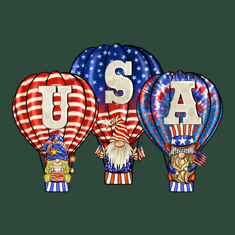 Usa Air Balloon Gnomies Zipper Hoodie by BarkalooDesign | Teevron