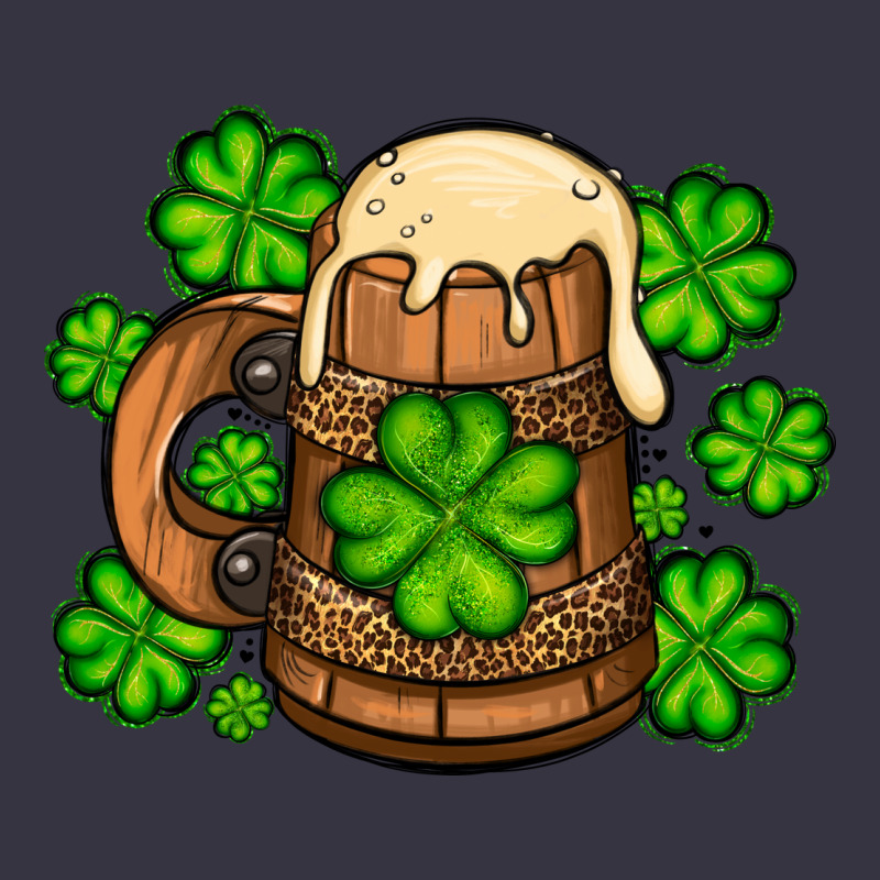 St. Patrick's Beer And Shamrock Vintage Hoodie by OliviaCreatesArt | Teevron