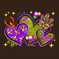 Mardi Gras Hearts Heavy Core Tee | Teevron