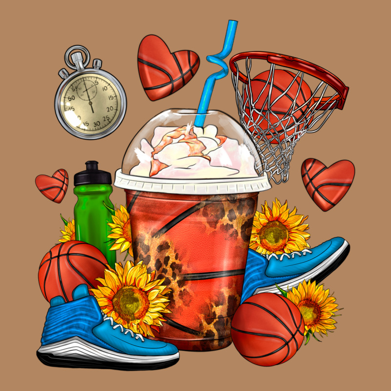 Basketball Frappe Coffee Long Sleeve Tee by FaDigitalArtStudio | Teevron