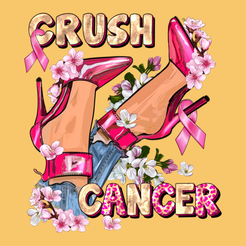 Crush Breast Cancer Vintage Hoodie by FaDigitalArtStudio | Teevron
