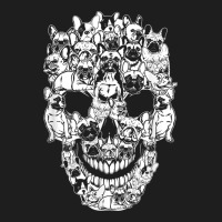 Matching Family French Bulldog Dog Skull Costume Halloween Classic Tee | Teevron