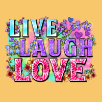 Live Laugh Love Hippie Valentine's Day Vintage Hoodie | Teevron