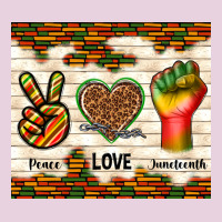 Peace Love Juneteenth Ladies Tee | Teevron