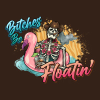 Bitches Be Floatin' Skeleton Summer Heavy Core Tee | Teevron