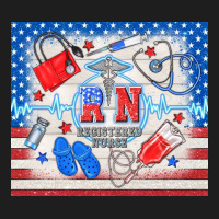 American Memorial Day Rn Registered Nurse Classic Tee | Teevron