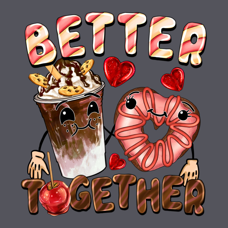 Better Together Valentine's Day Vintage Hoodie by FaDigitalArtStudio | Teevron