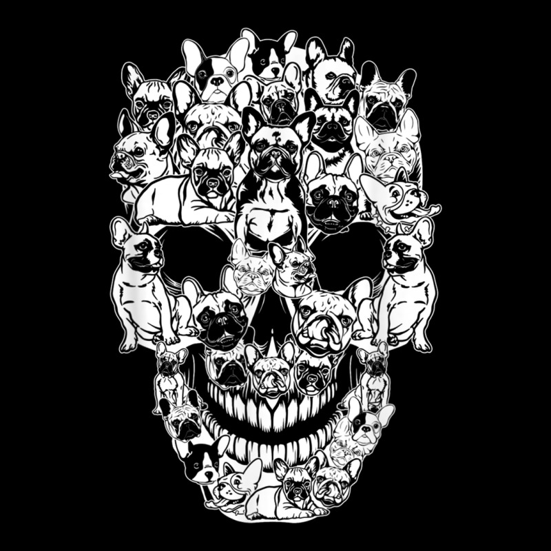 Matching Family French Bulldog Dog Skull Costume Halloween Urban Heavy Tee by maiPhamDesign | Teevron