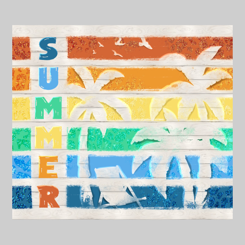 Retro Summer Premium Tee by TumblerDesignByShophia | Teevron