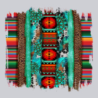 Serape Aztec Leopard And Turquoise Glitter With Gemstone Brushstroke Heavyweight Sweatshirt | Teevron