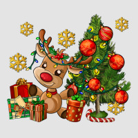 Reindeer And Christmas Tree Premium Sweatshirt | Teevron