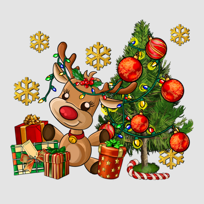 Reindeer And Christmas Tree Premium Sweatshirt by AdoDesignShop | Teevron