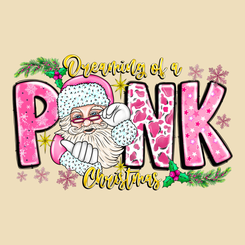 Dreaming Of A Pink Christmas Premium Hoodie by CowhideDigitalArt | Teevron