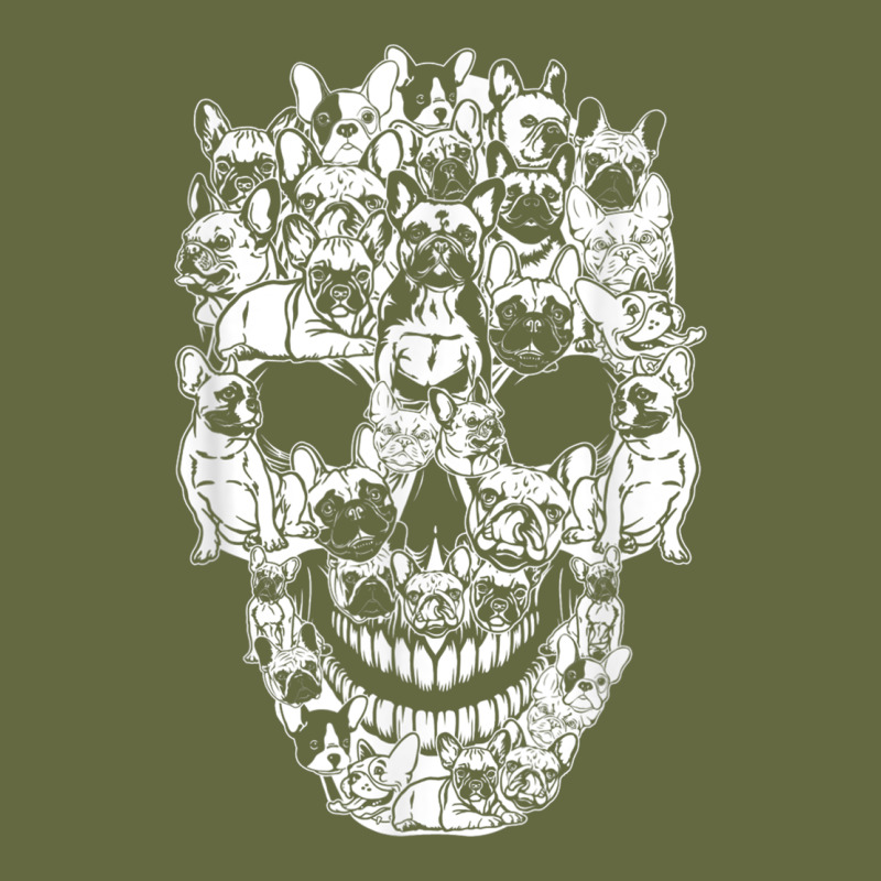 Matching Family French Bulldog Dog Skull Costume Halloween Long Sleeve Tee by maiPhamDesign | Teevron