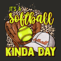 It's A Softball Kinda Day Leopard Heavy Core Tee | Teevron