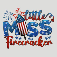 Little Miss Firecracker 4th Of July Zipper Hoodie | Teevron