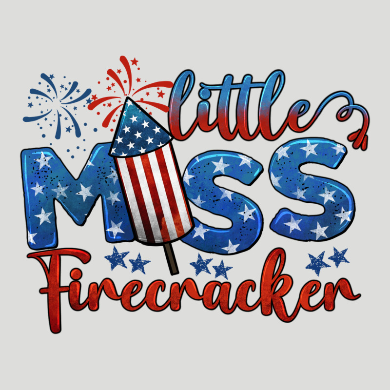 Little Miss Firecracker 4th Of July Zipper Hoodie by BarkalooDesign | Teevron