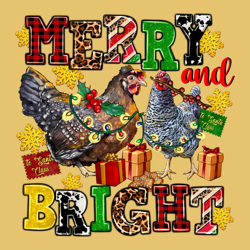 Chicken Merry And Bright Premium Sweatshirt by AdoDesignShop | Teevron