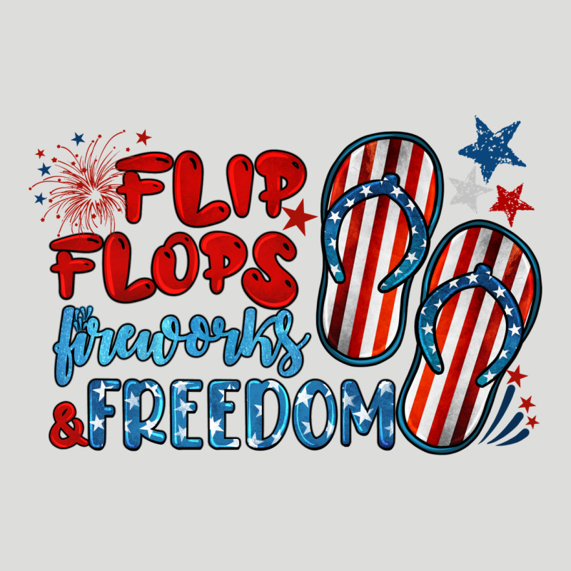 Flip Flops Fireworks & Freedom Zipper Hoodie by BarkalooDesign | Teevron