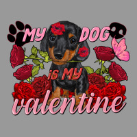 My Dog Is My Valentine's Day Vintage Hoodie | Teevron