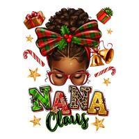 Nana Claus Afro Messy Bun | Teevron