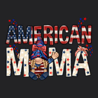 American Mama With Gnome Mothers Day Vintage Tee | Teevron