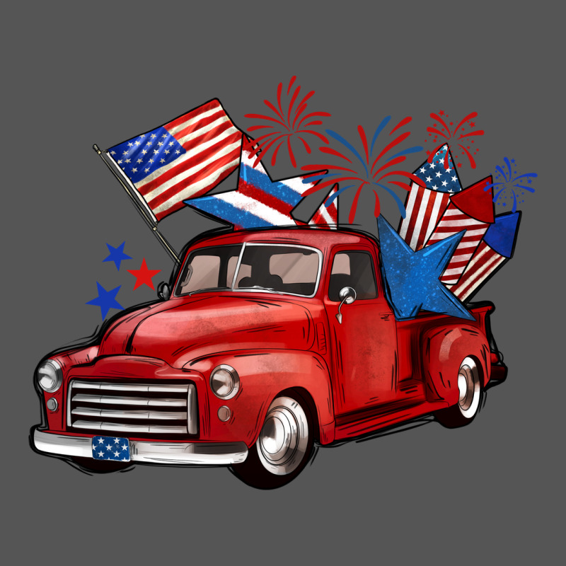 American Truck 4th Of July Zipper Hoodie by BarkalooDesign | Teevron