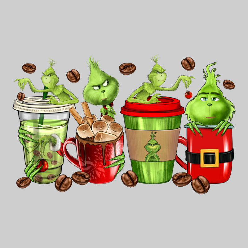 Grinch Coffee Cups Premium Tee by texasbilliewilder | Teevron