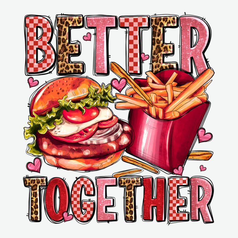Hamburger Potatoes Better Together Olivia Urban Heavy Tee by OliviaCreatesArt | Teevron