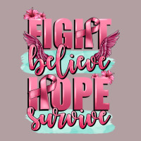 Fight Believe Hope Survive Cancer Awareness Vintage Hoodie | Teevron