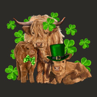 St Patrick's Day Cow Family Heavy Core Tee | Teevron