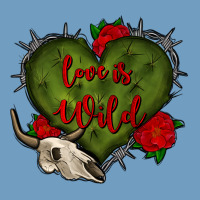 Love Is Wild With Bullskull Olivia Urban Heavy Tee | Teevron